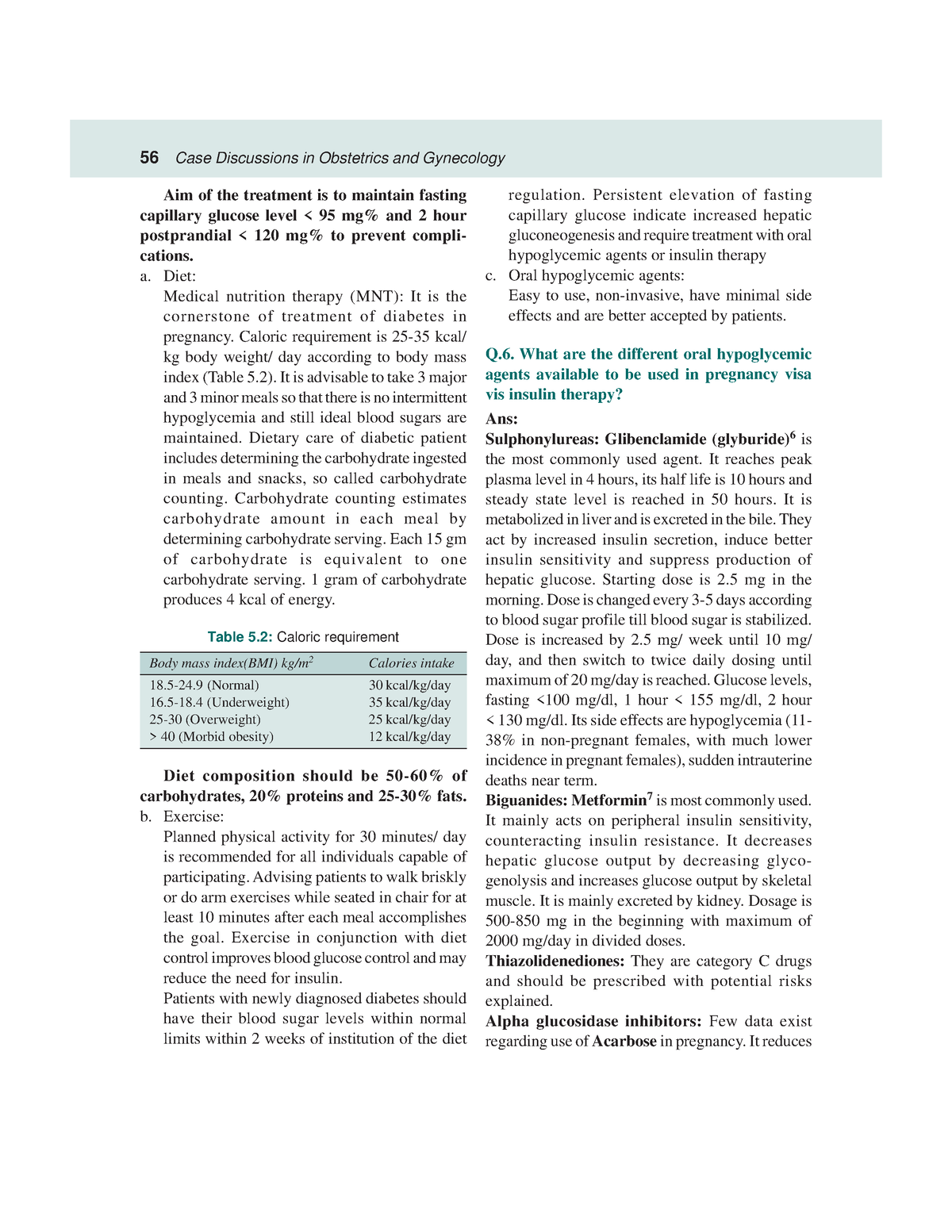 case study in obstetrics