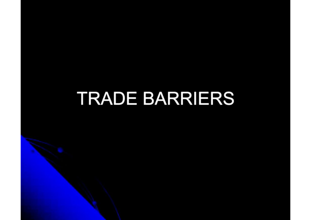 Trade Barriers Introduction To Macroeconomics Studocu   Thumb 1200 849 