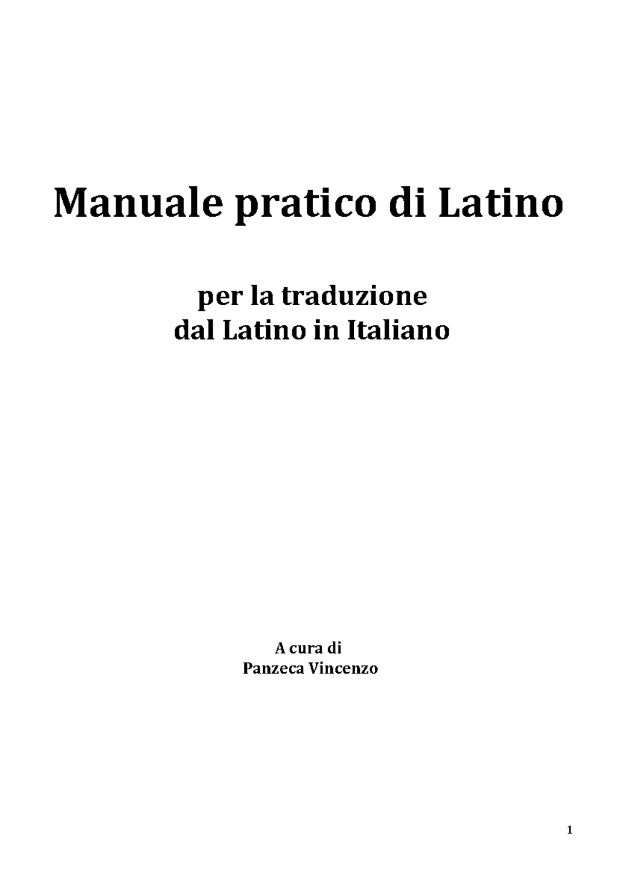 traduzioni dal latino on line
