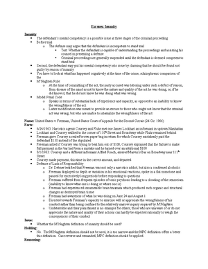 Statutory Rape - Lecture notes Notes on crimes - Statutory Rape Name ...