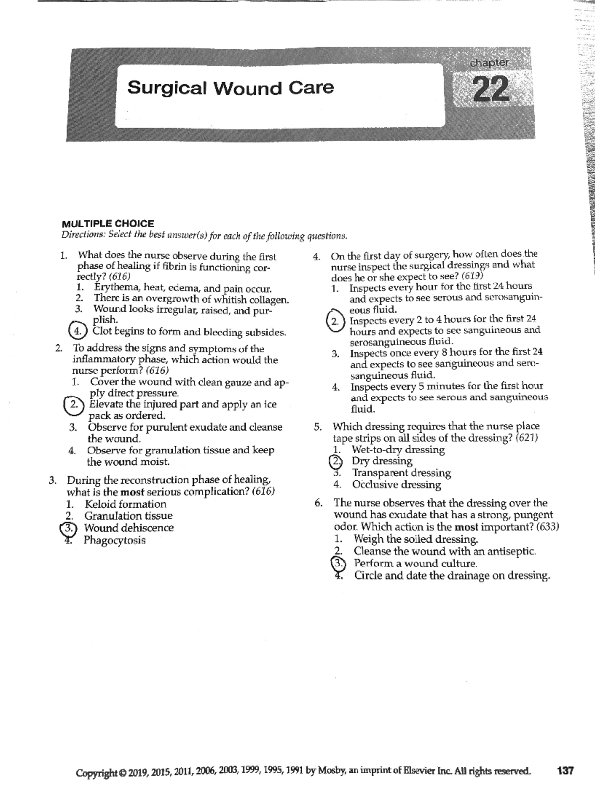 Chapter 22- Surgical Wound Care copy - VN100 - ACC - Studocu