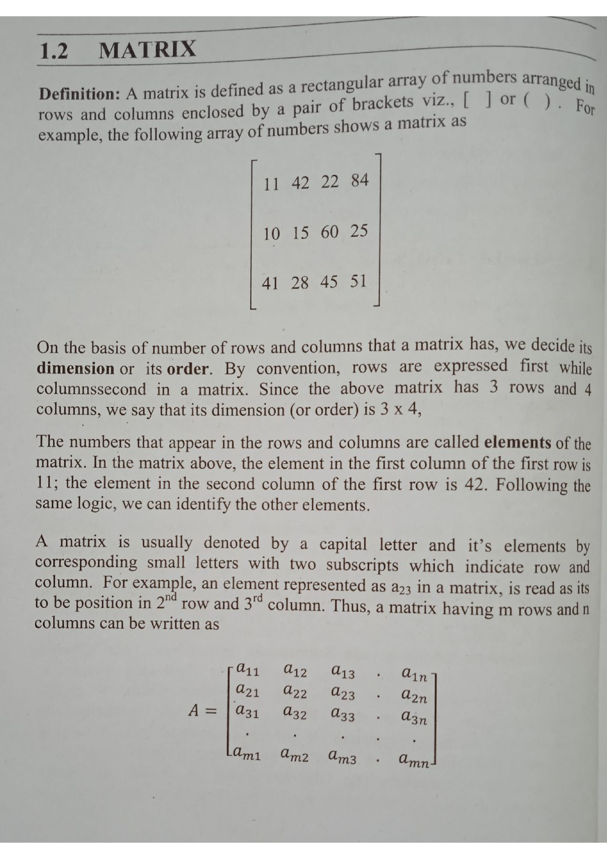 Types Of Matrices - These Are Study Materials - B.Sc.Mathematics - Studocu