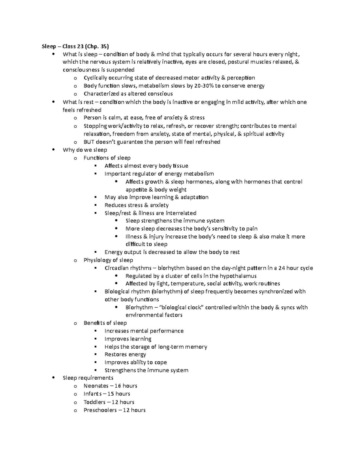 nursing-fundamentals-sleep-sleep-class-23-chp-35-what-is-sleep