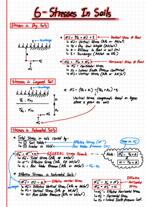 4 - Compaction - Brief summary notes for soil mechanics. - ####### 4 ...