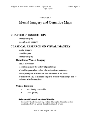 Ch11 - Cognitive Psychology - Page 1 Of 11 CHAPTER 11 Problem Solving ...