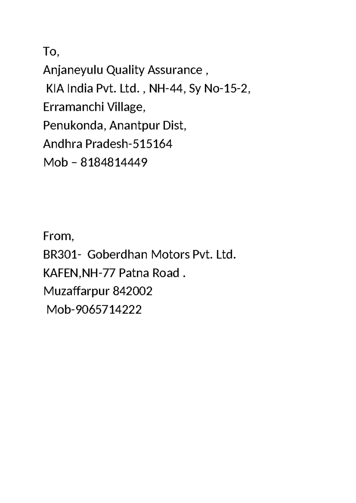 Kia Financial Overnight Payoff Address - a5ibkh4