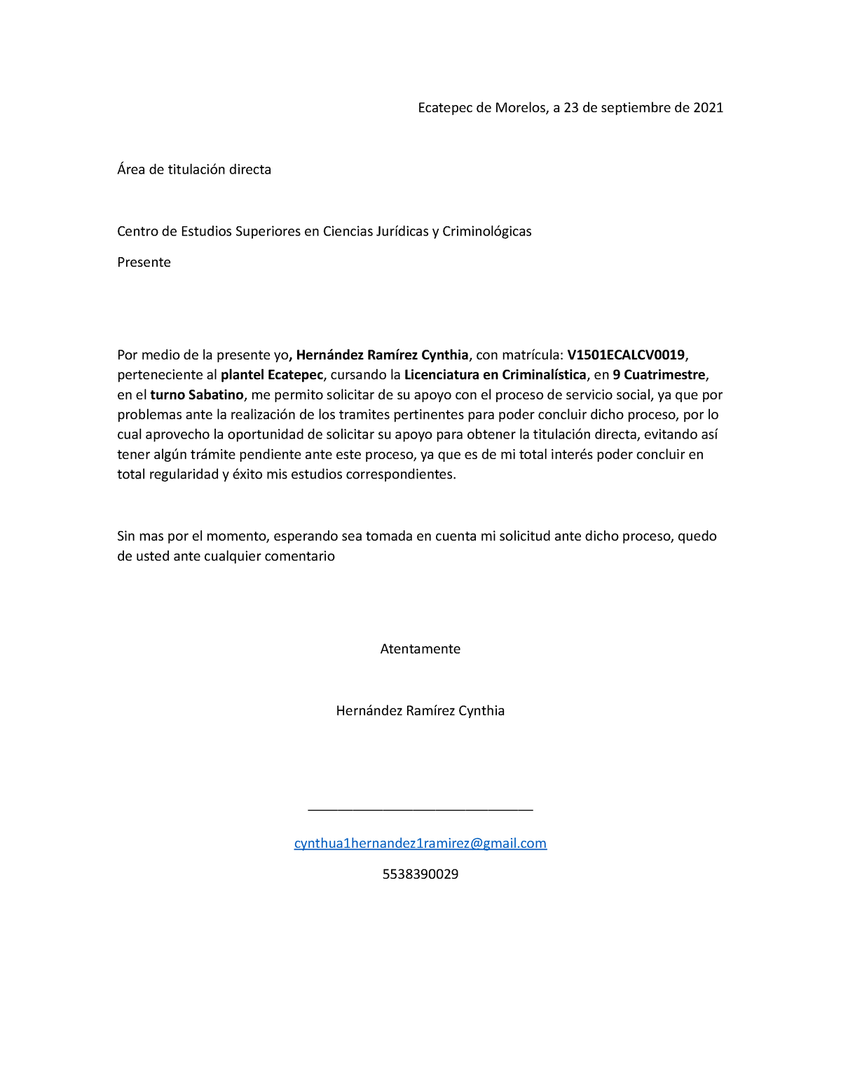 Carta servicio - documento para bajar otro documento - Ecatepec de ...