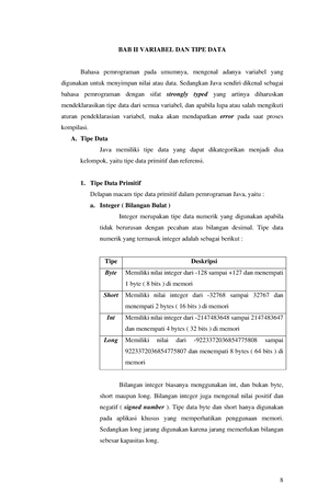 LAPORAN PRAKTIKUM Pemrograman P7 - KELAS B PRAKTIKUM PEMROGRAMAN TOPIK ...