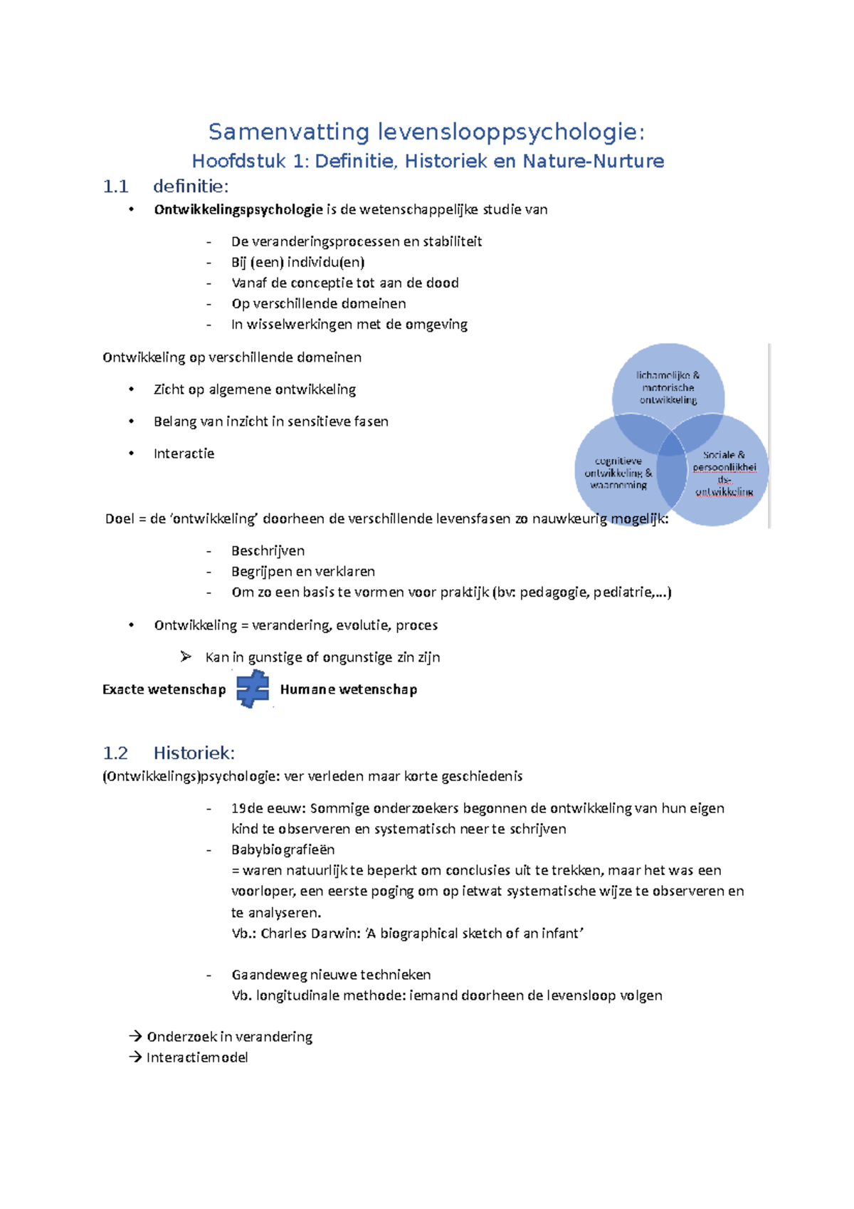 Hst 1 - Samenvattingen Gemaakt Aan De Hand Van De Lessen En Powerpoints ...