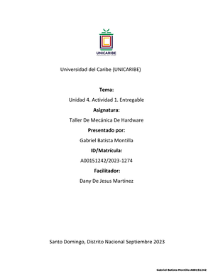 Unidad 1. Actividad 4. Entregable. Funciones Lógicas - 1. Ejemplos De ...