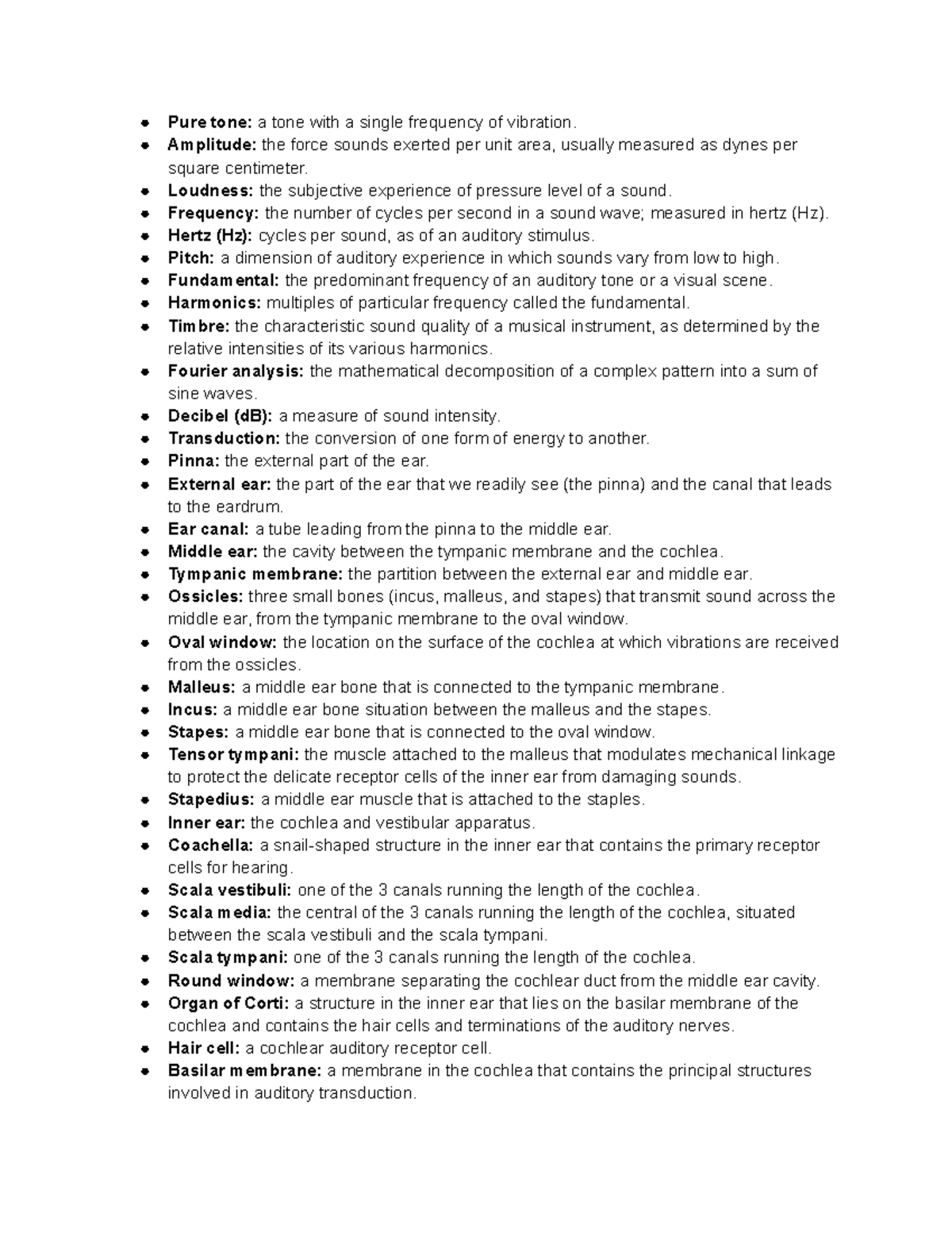 chapter-9-textbook-terms-pure-tone-a-tone-with-a-single-frequency-of