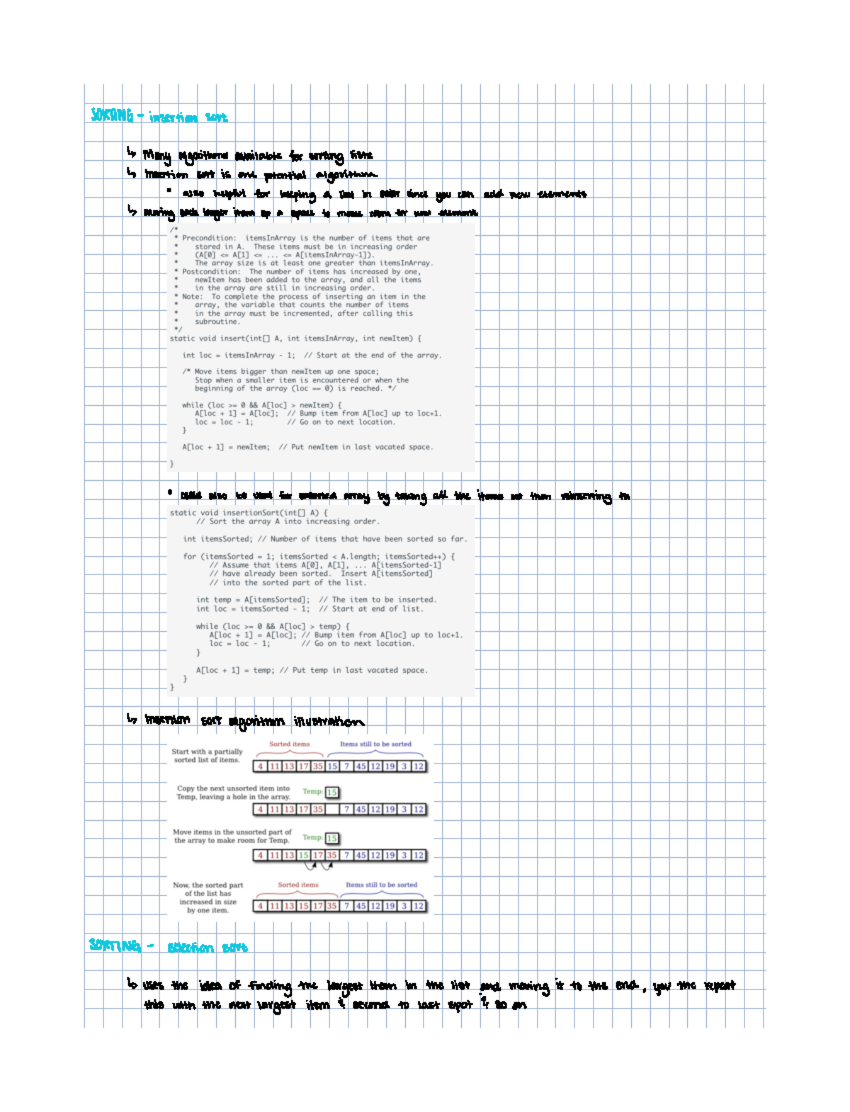 Week 5 - Intro to Algorithm Analysis - Sorting - Big Ideas • Sorting ...