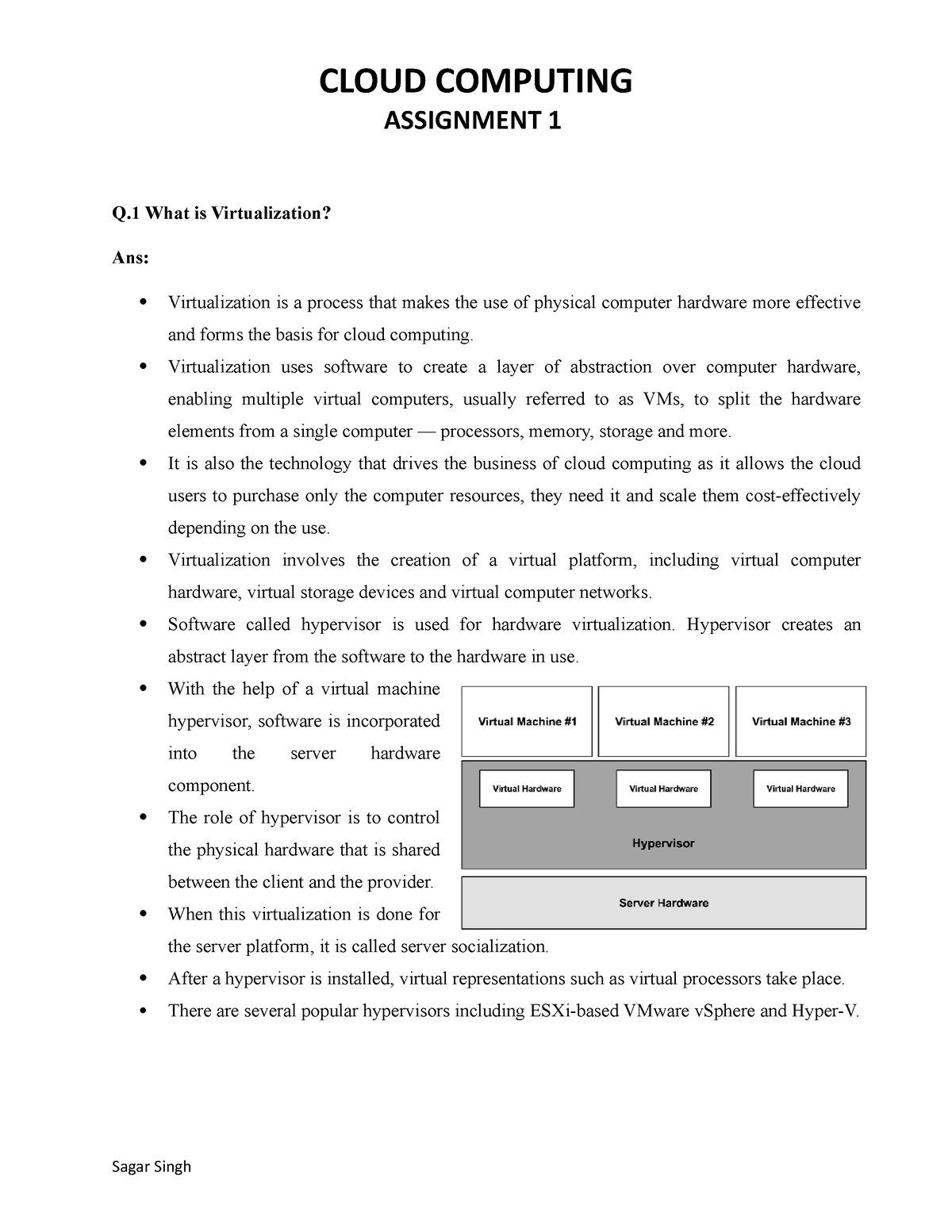 cloud computing assignment 1