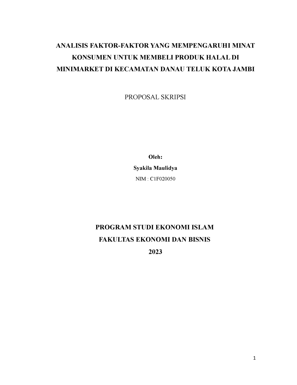 Analisis Faktor- Faktor YANG Mempengaruhi Minat Konsumen Untuk Membeli ...