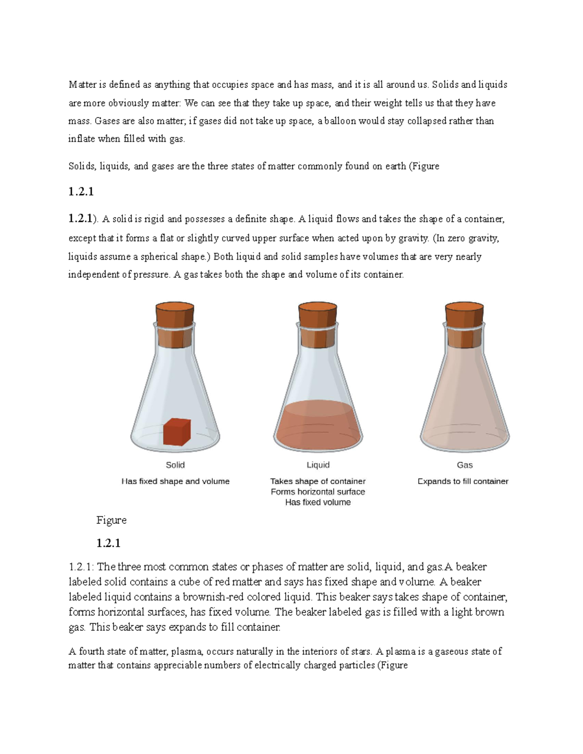 CHEM 101 Lecture 2 - Matter is defined as anything that occupies space ...