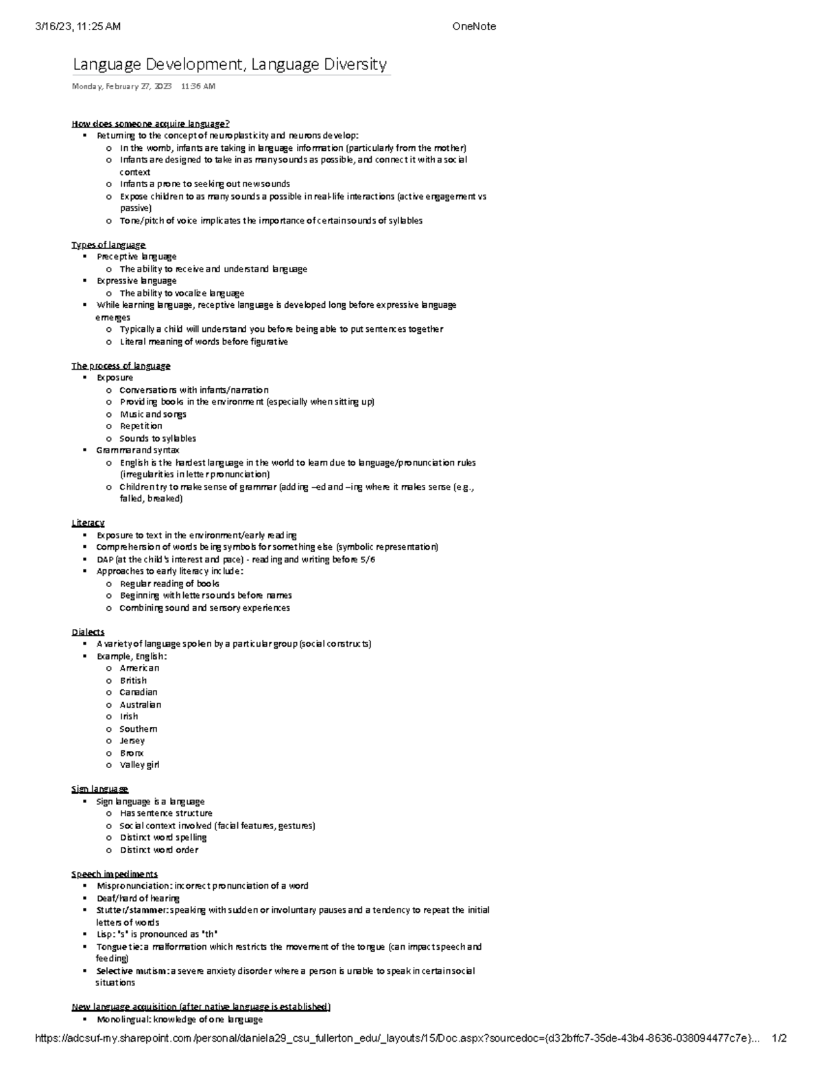 Educational Psychology CH4 - 3/16/23, 11:25 AM OneNote - Studocu