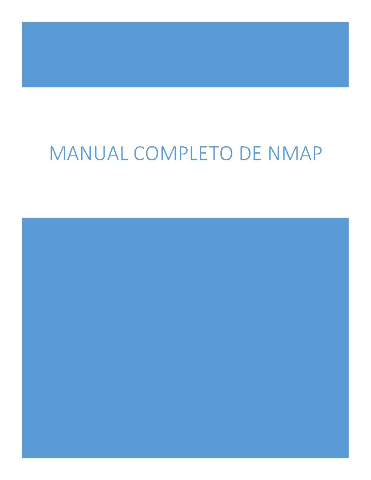 Manual completo de NMAP - MANUAL COMPLETO DE NMAP Name nmap ...