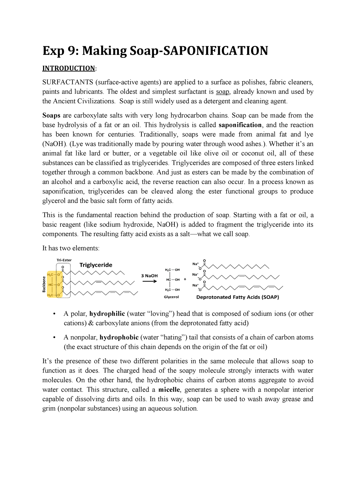 an expository essay on how to make soap