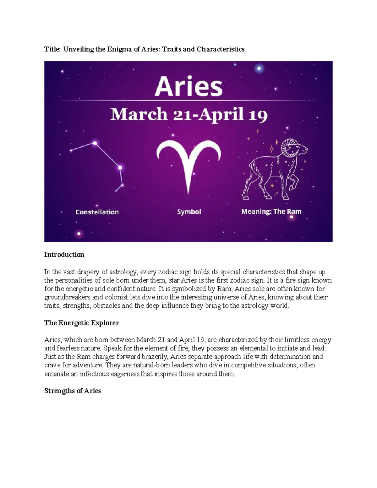 Data Aries Signo Unveiling The Secrets Of The Zodiac