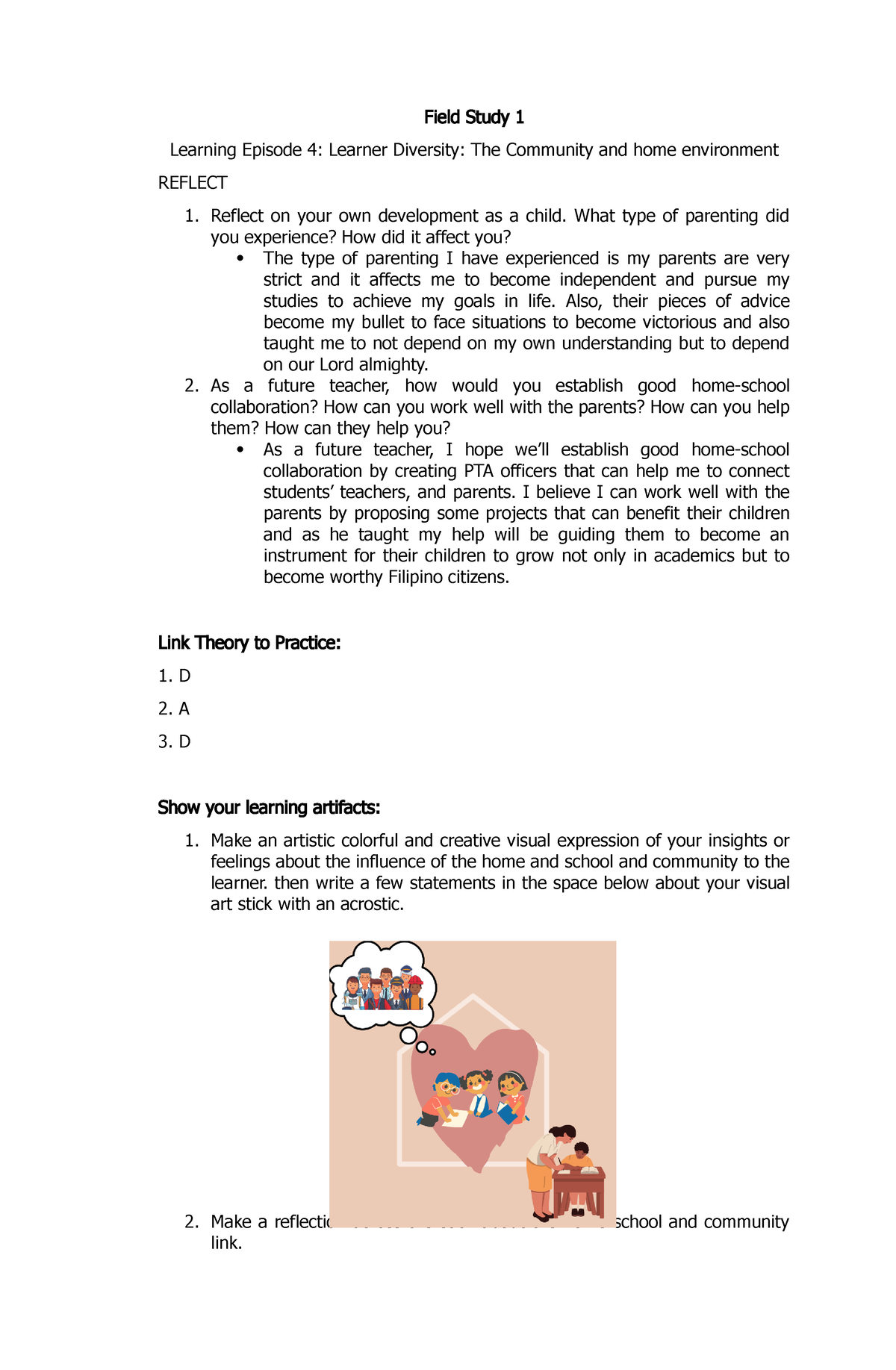 Field Study 1 Ep4 Done - Fs1 Book - Field Study 1 Learning Episode 4 ...