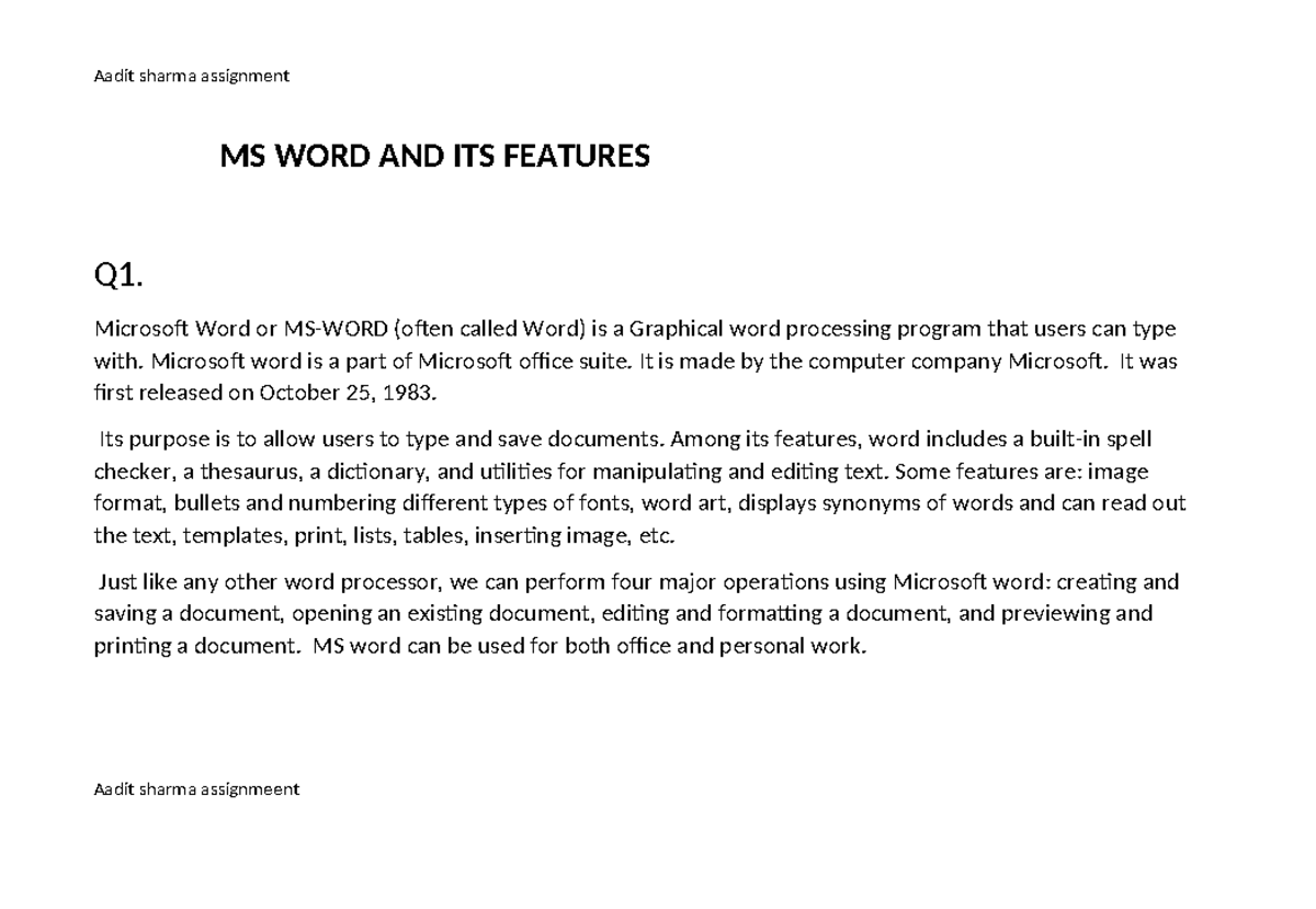 document-ms-excel-ms-word-and-its-features-q1-microsoft-word-or-ms