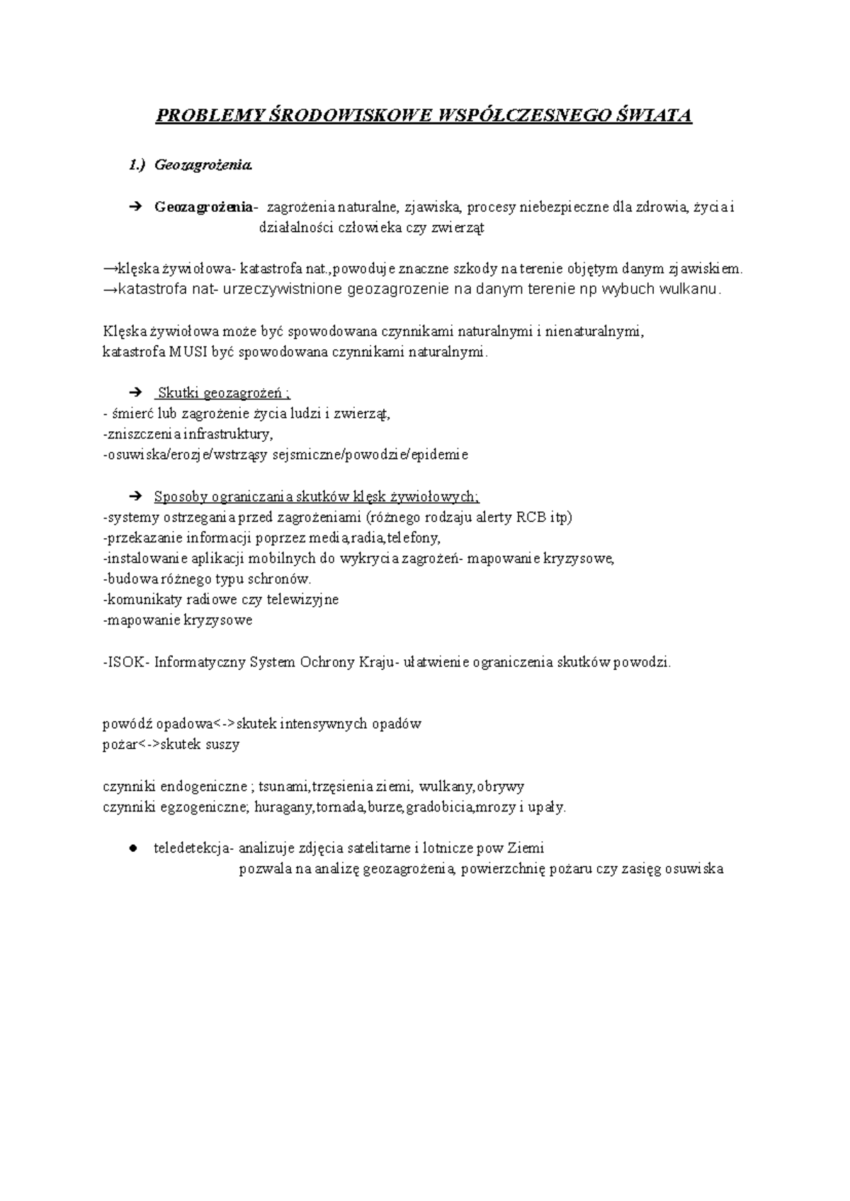 Inbound 2058847864866027574 - PROBLEMY ŚRODOWISKOWE WSPÓŁCZESNEGO