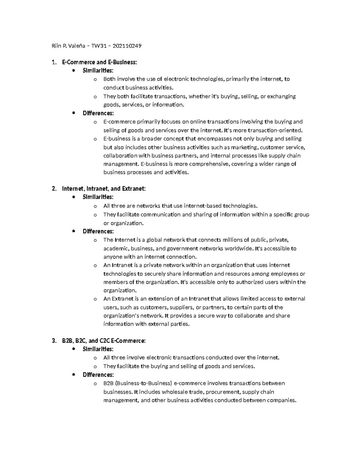 Module 1 - Assignment - The course is designed to introduce students to ...