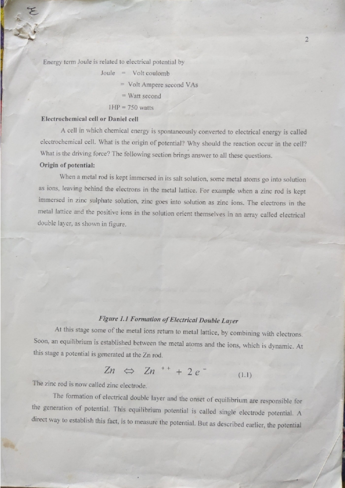 Electrochemistry Notes - Chemistry - Studocu