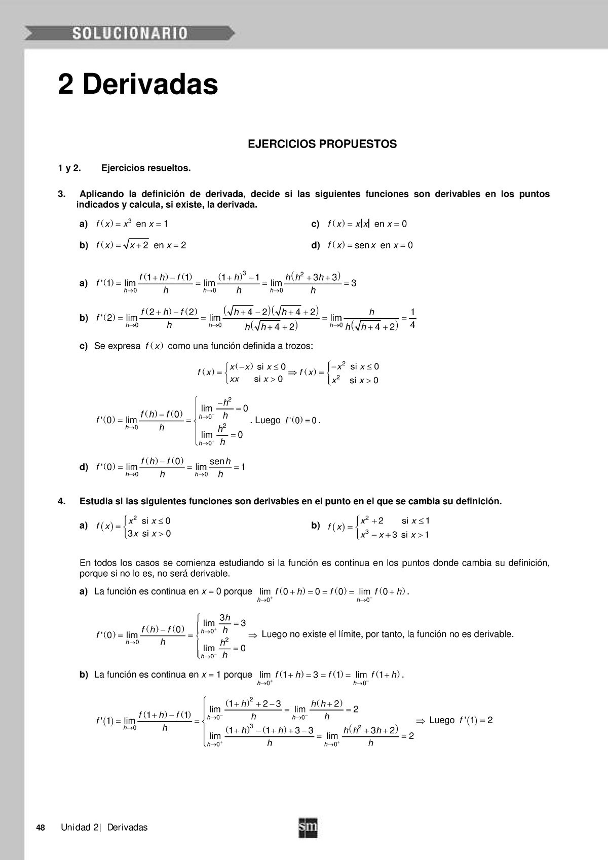 Tema-2-Derivadas - Solucionario Matemáticas Académicas 2 Bach - 48 ...