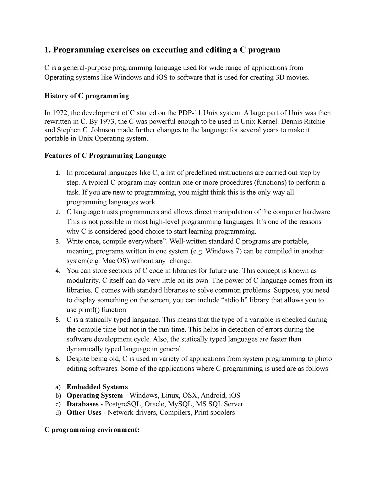 lab-manual-of-c-file-for-cse-department-1-programming-exercises-on