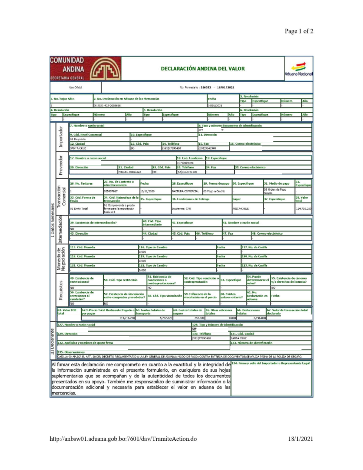 Anexo 10 - DAV - dav - comercio internacional - Studocu