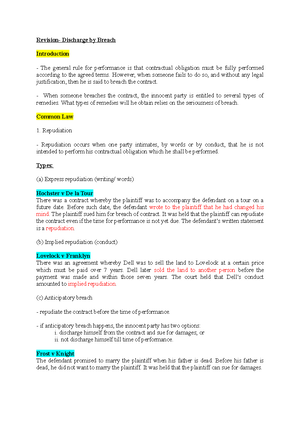 2022 Contract II - Tutorial 2 (Week 3) - UNL1622 CONTRACT LAW II ...