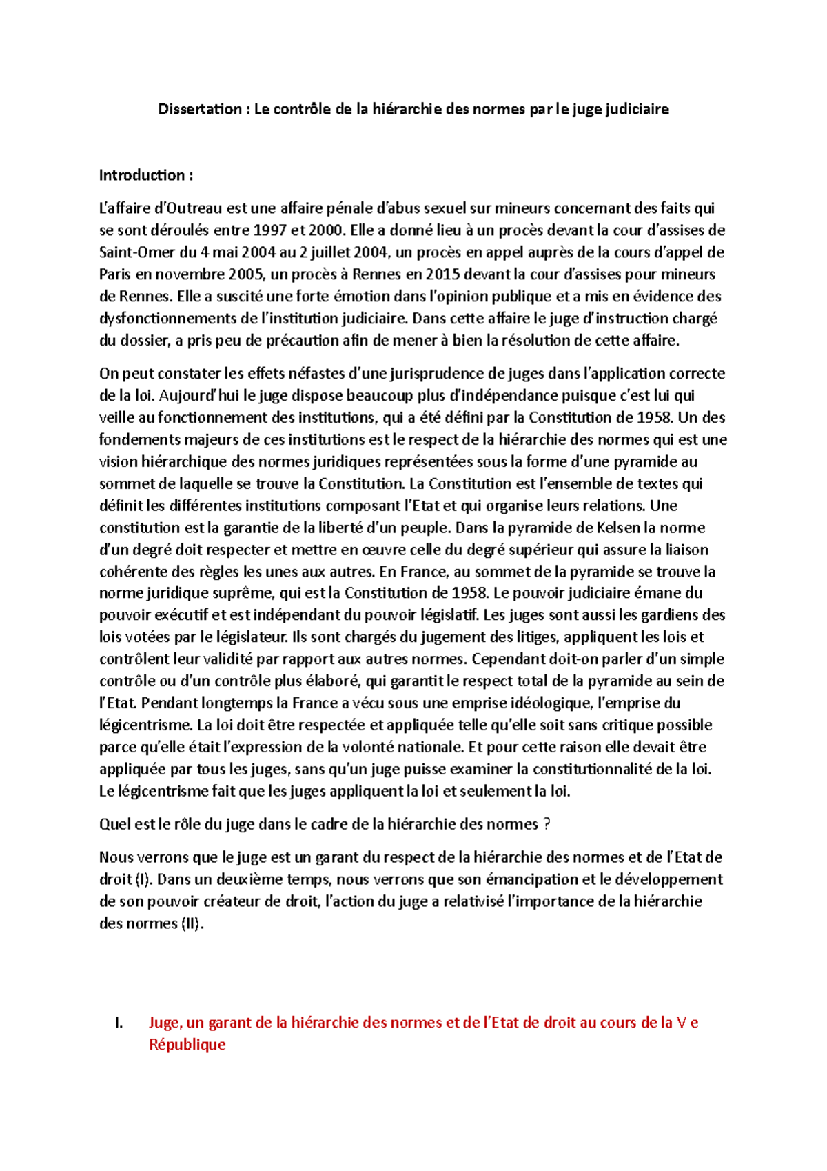 Le Juge Administratif Et Les Normes Internationales Dissertation