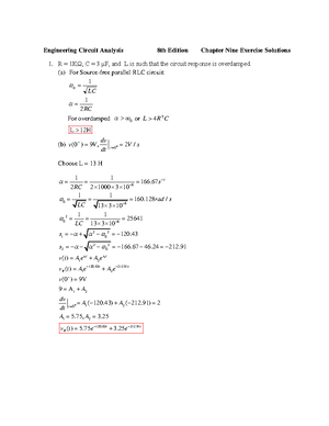 Ch09Solutions Practice Problems - Engineering Circuit Analysis, Eighth ...