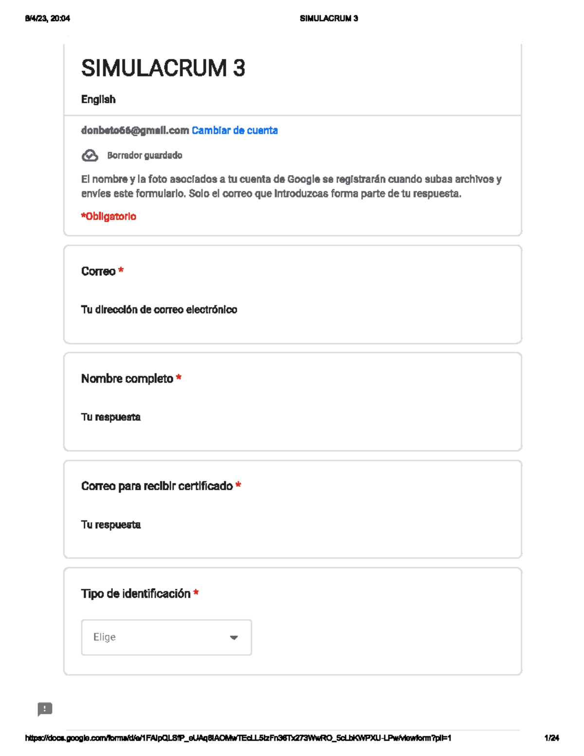 3ER Simulacro - ingles - Ingles - Studocu