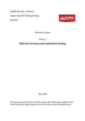 Corrosion Report(edited).docx - Project 3 Material Conductivity and ...