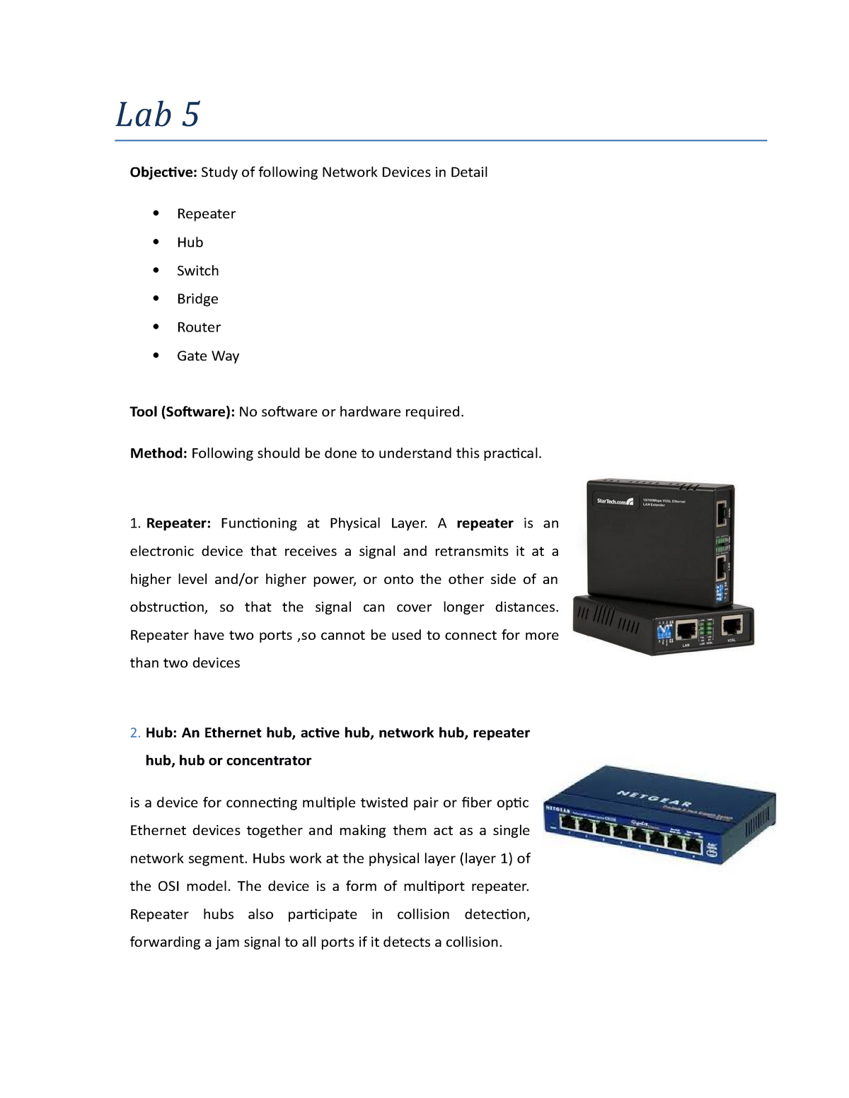 computer network lab assignments