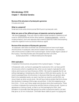 Ch. 1 BHO6 - Microbiology - Microbiology 2230 Chapter 1 – A Brief ...