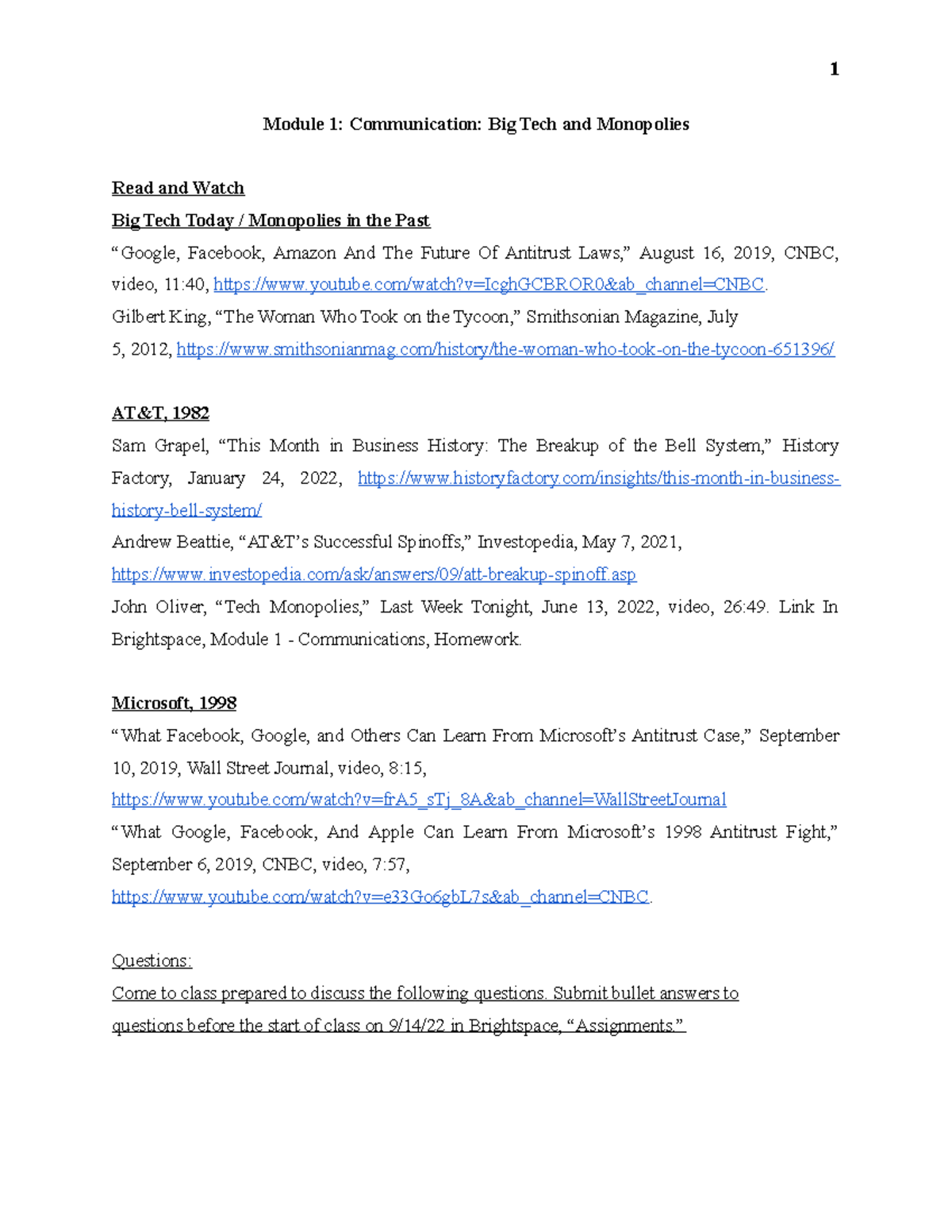 HIS300-HW 1-3 - This document is weekly homework, and it is nearly ...