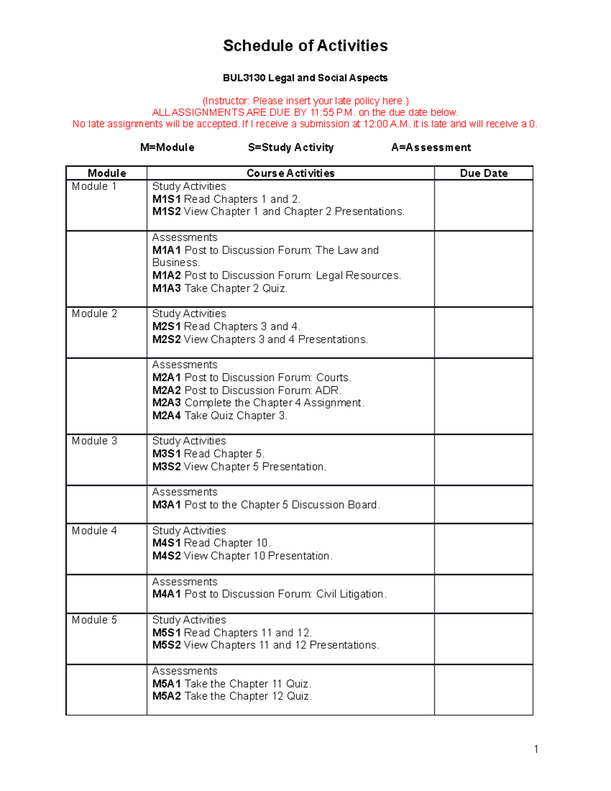 2019-1-bul3130-soa-updated-schedule-of-activities-bul3130-legal-and