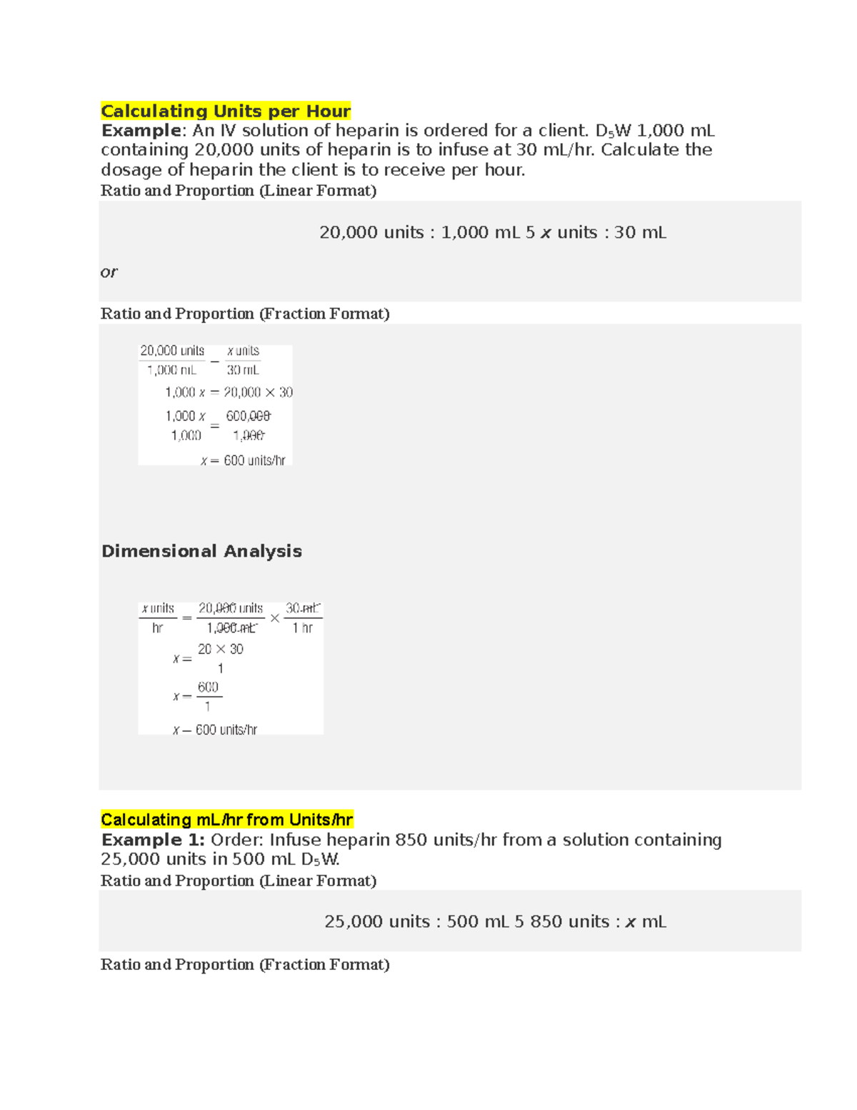 Heparin 04 - Practice - NSG 223 - Studocu