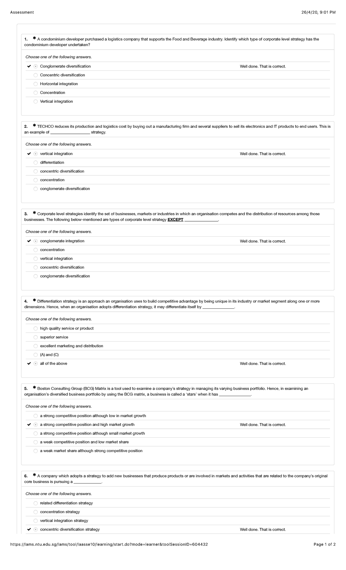 Assessment 5 - LAMS - Assessment 26/4/20, 9)01 PM - Studocu