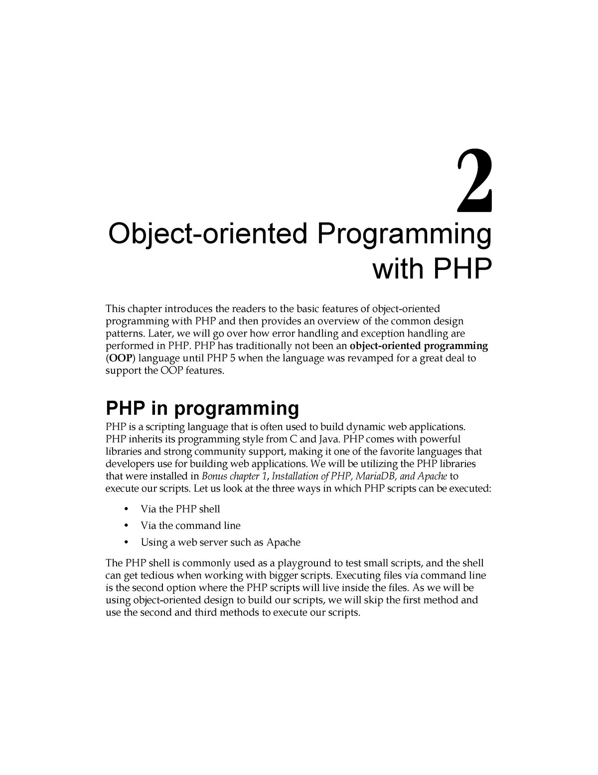 Bonus Chapter 2 - Object Oriented Programming Language - Object ...