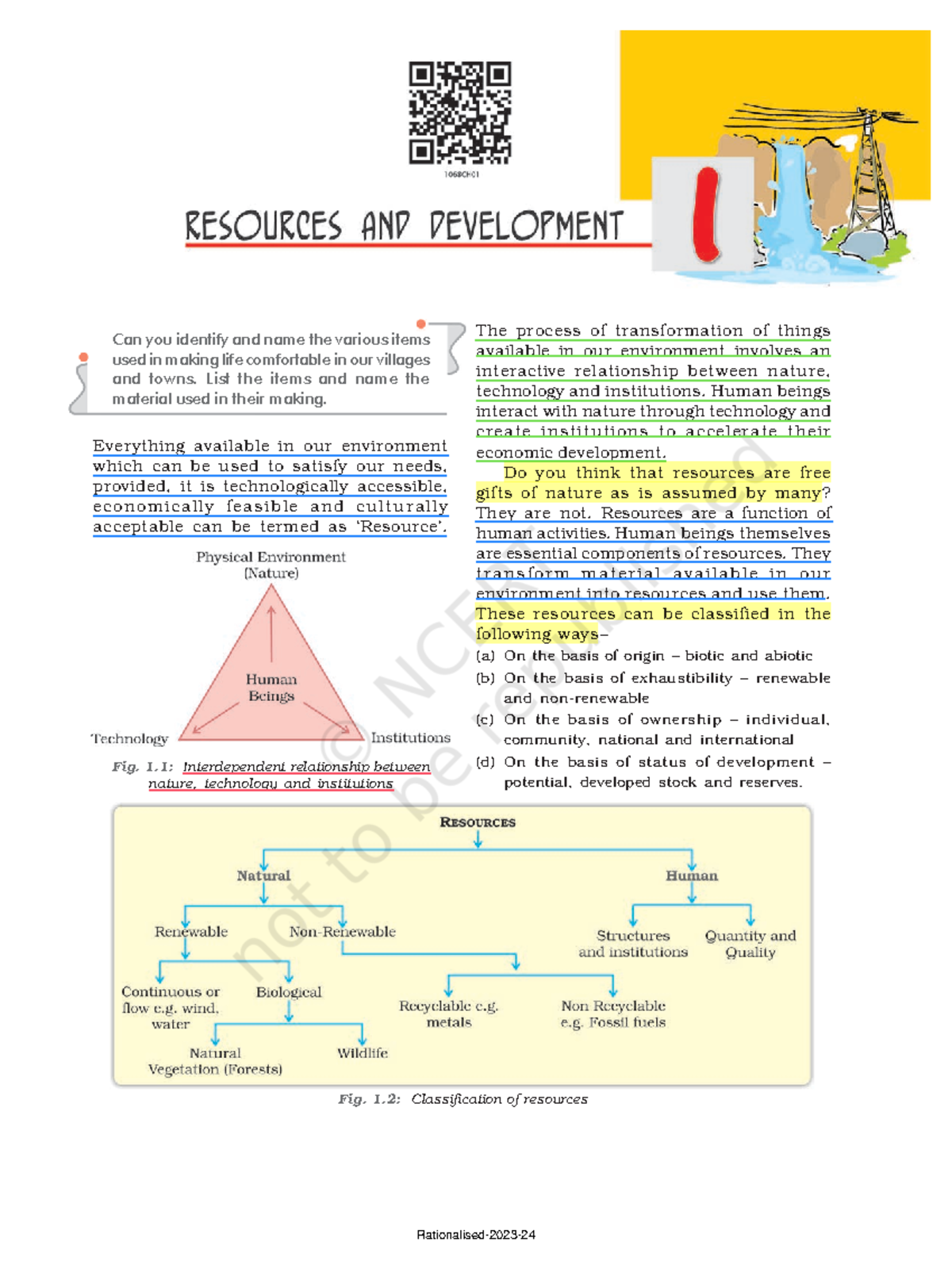 Resources and Development - Everything available in our environment ...