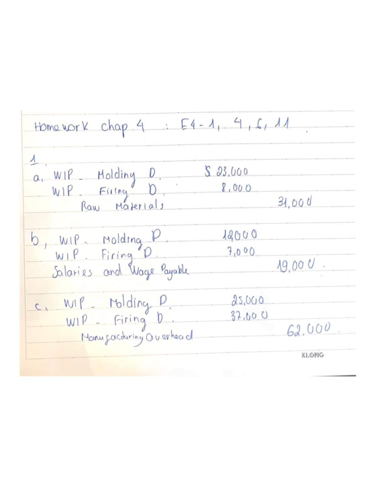 Raw Materials abc Managerial Accounting Studocu