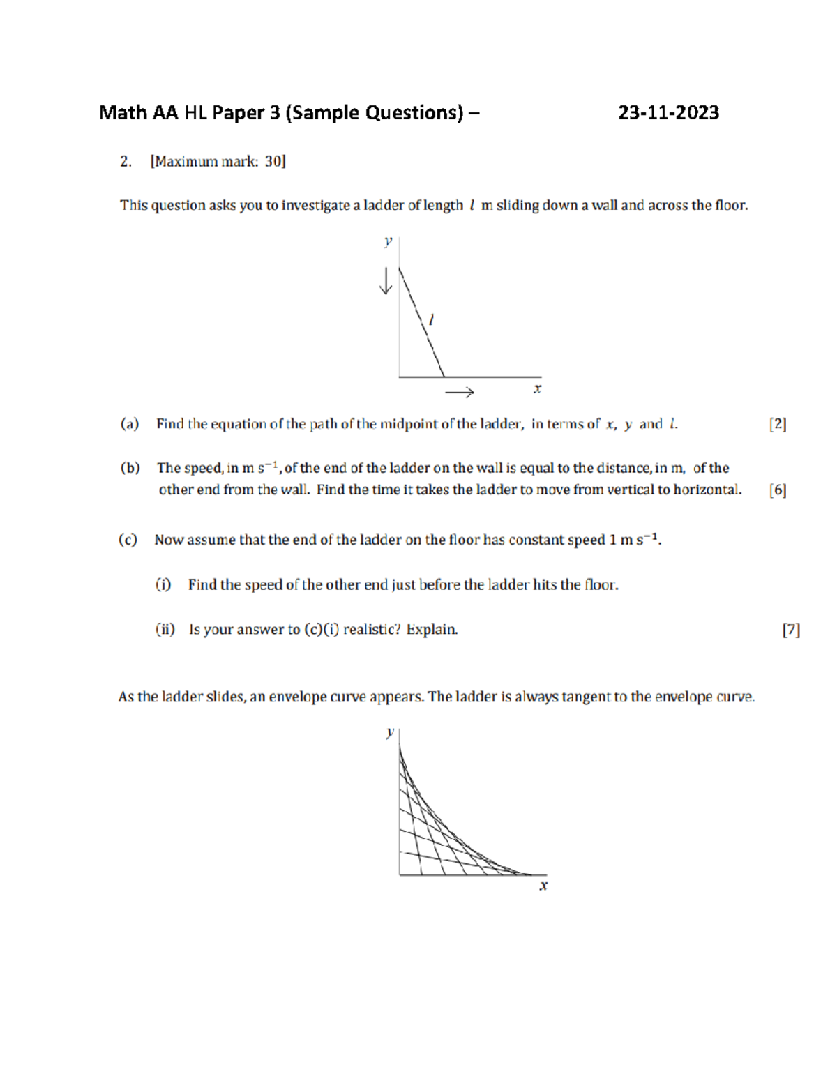 Unit 1 &2 - P3 QP - not rlly sure bro - Math AA HL Paper 3 (Sample ...
