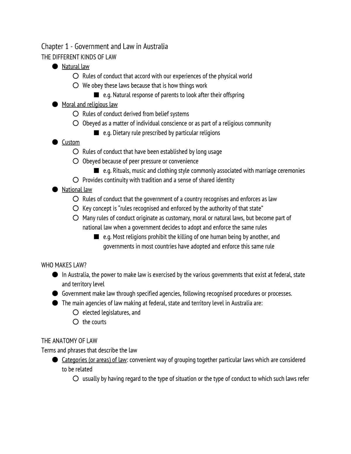 business-law-complete-notes-chapter-1-government-and-law-in