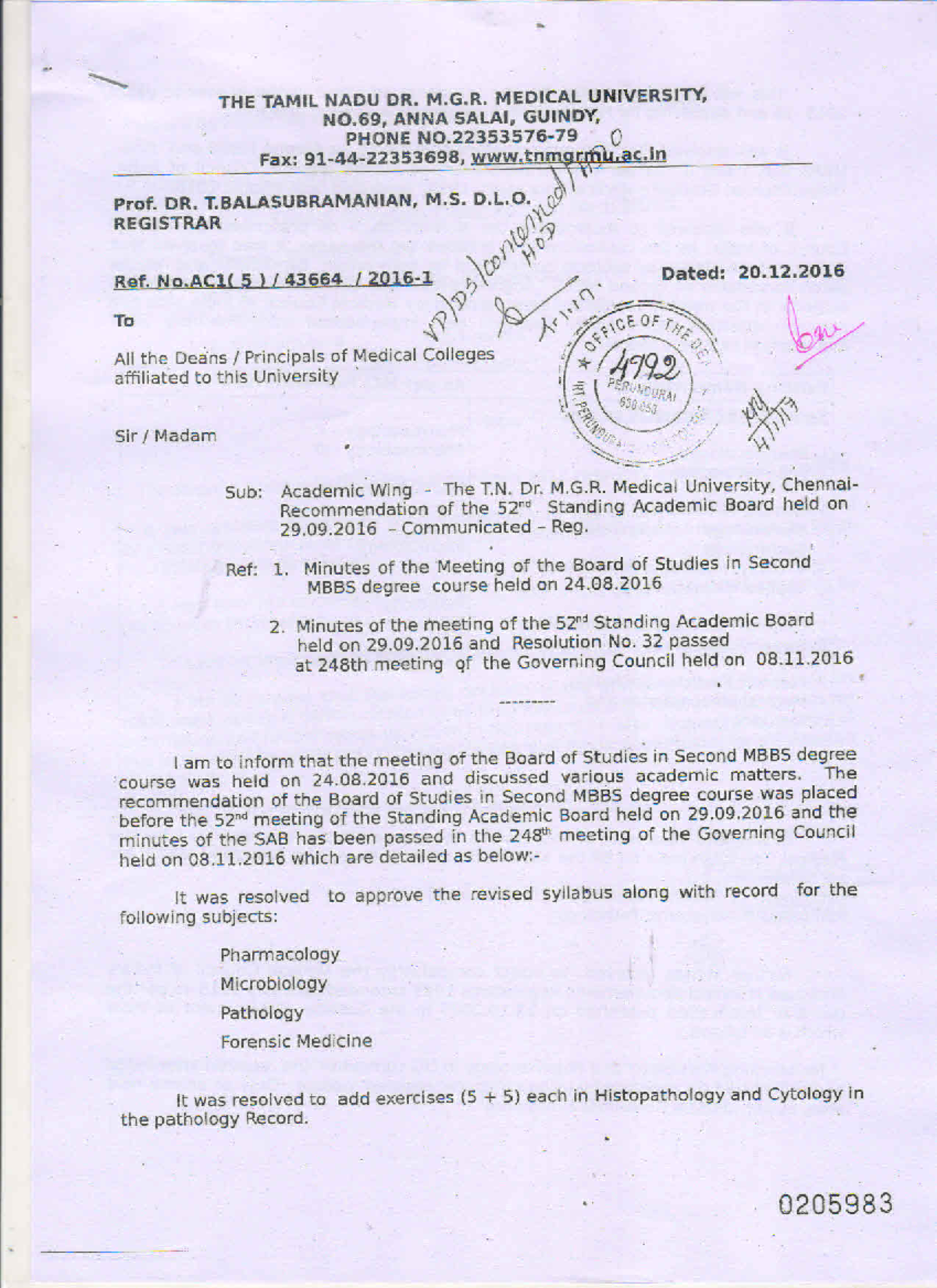 Syllabus - Sylabbus for 2nd year mbbs - THE TAMIL NADU DR. M.G. MEDICAL ...