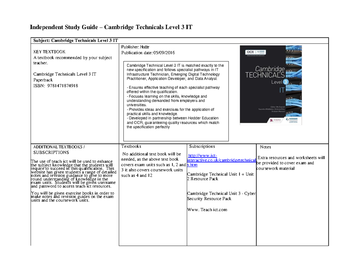 Independent+Study+Guide+-+ICT - Independent Study Guide – Cambridge ...