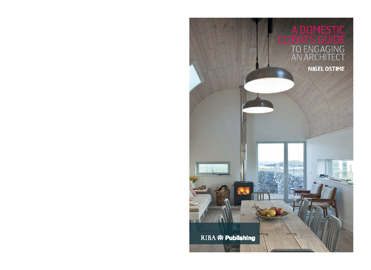 Clients guide to engaging an architect - SPECIMEN A DOMESTIC CLIENT’S ...